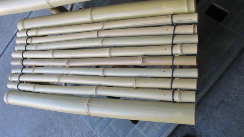 縁台 【サイズ 35x120xH37cm】 自然竹を利用した縁台です。 縁日での利用や、和風の飲食店などでのご利用に。 お店の順番待ちの椅子などにも最適です。生活雑貨 　　　
