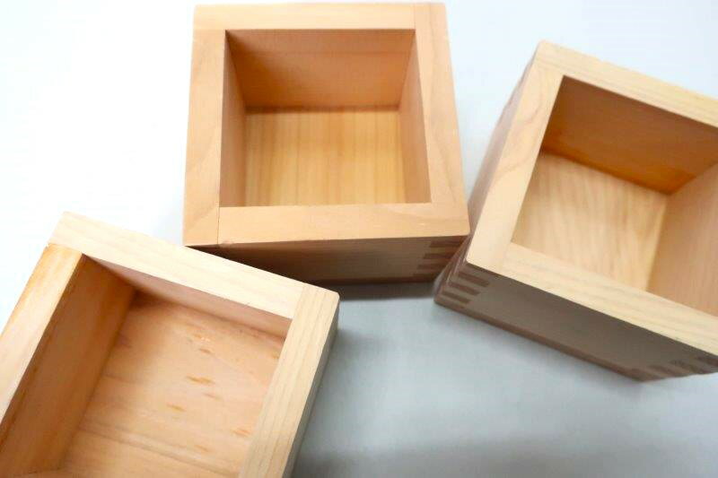 【5個セット】ヒノキの一合枡 酒器 鏡開き 縁起物の紹介画像2