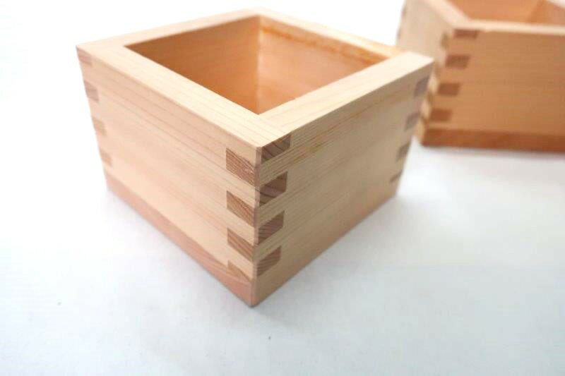 ヒノキの一合枡 酒器 鏡開き 縁起物の紹介画像2