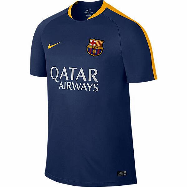 ナイキ　2015-16 nike-686646-424-PKT　バルセロナ　FCB　フラッシュ　プラクティス　シャツ　半袖