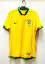 ナイキ　2006-07　nike-103889-703　ブラジル　ホーム　ゲーム　シャツ　半袖