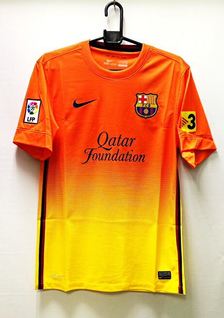 ナイキ 2012-13 nike-478326-815 バルセロナ FCB アウェイ ゲーム シャツ 半袖