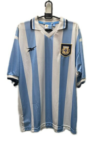 リーボック　6jl1506-ms124712　1999-20　アルゼンチン　ホーム　レプリカ　ゲームシャツ　半袖 1