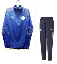 プーマ puma-758039-769673-07 マンチェスター C シティ MCFC スタジアム 1/4 トップ・ウーブン パンツ 上下 セット ジュニア...