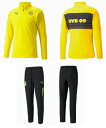 プーマ 2022 765019-768137-01 BVB ボルシア ドルトムント トレーニング トップ・ウーブン パンツ 上下 セット