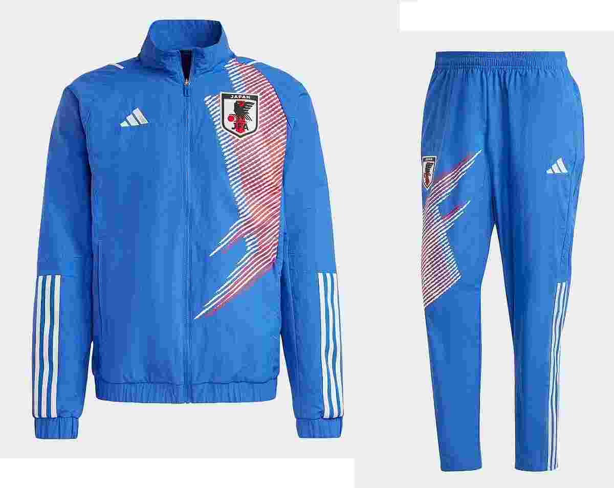 アディダス 2022-23 HD8932-HD8933 SS080T1522 日本 代表 トラベル ジャケット・・パンツ 上下 セット