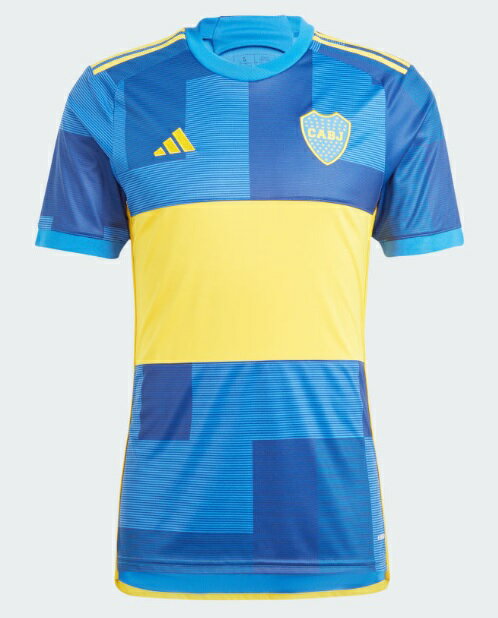 アディダス　2024　ht1391 EVY55　ボカ　ジュニア　ホーム　レプリカ　ゲーム　シャツ　ユニホーム　ユニフォーム