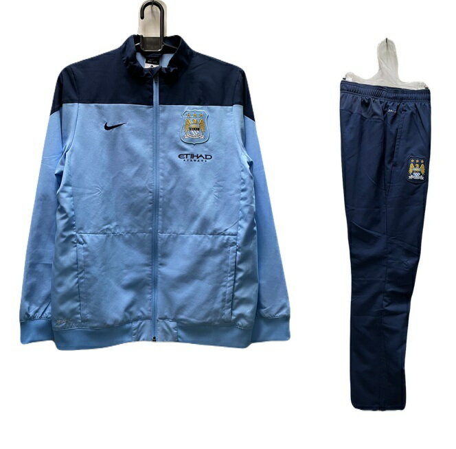 ナイキ　NIKE-574881-489 マンチェスター　C　シティ　MCFC サイドライン　ニット　スーツ　上下セット..