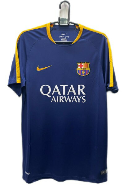 ナイキ 2015-16 nike-686646-424 バルセロナ FCB フラッシュ プラクティス シャツ 半袖