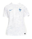 PKT ナイキ 2022-23 NIKE-DN0832-100 フランス FFF スタジアム アウェイ ゲーム シャツ ジュニア キッズ 子供(4)