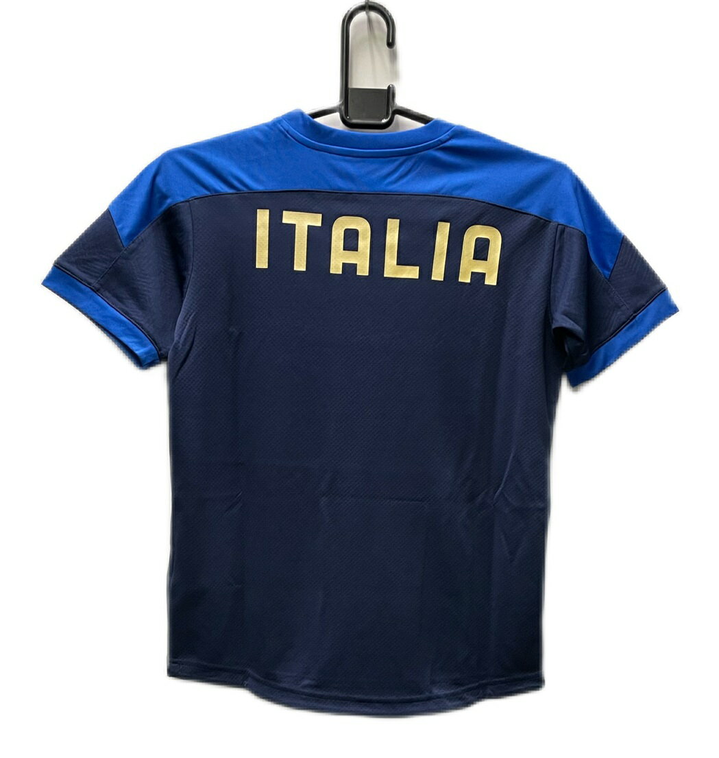 プーマ　2022-23　puma-757345-04　PKT イタリア　FIGC　トレーニング　プラクティス　シャツ　ジュニア　キッズ