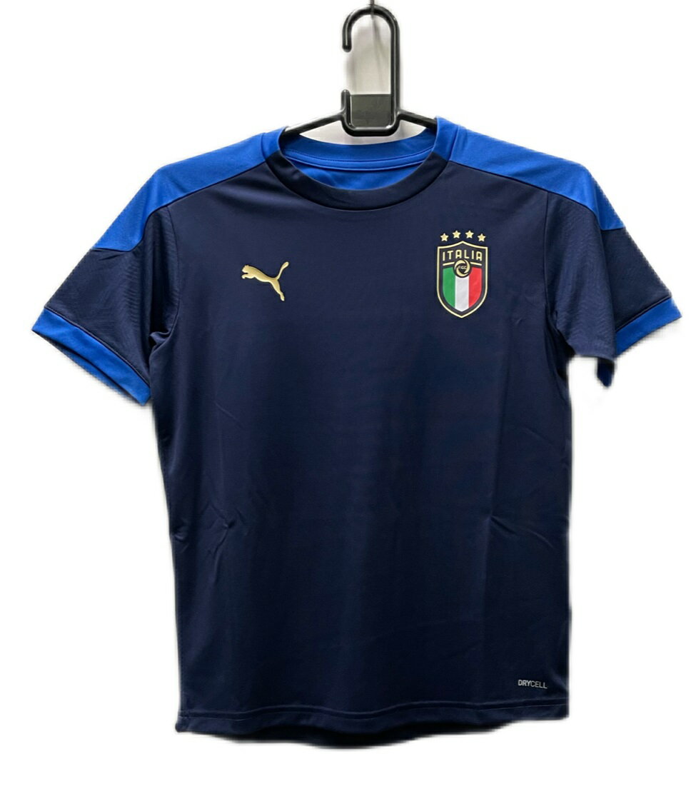 プーマ　2022-23　puma-757345-04　PKT イタリア　FIGC　トレーニング　プラクティス　シャツ　ジュニア　キッズ