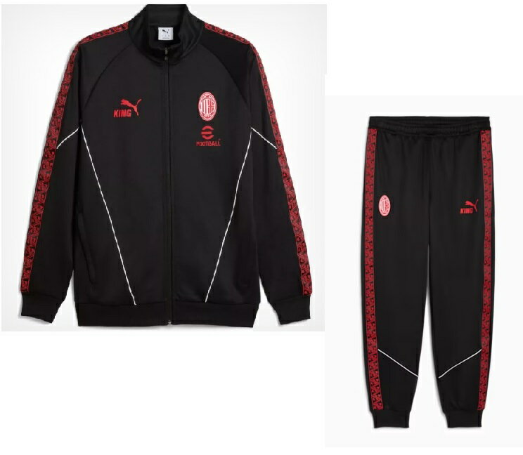 プーマ 2025−26 782607-782608-04 AC ミラン キング アンセム ジャケット・パンツ 上下 セット
