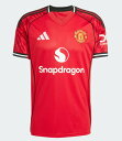 アディダス 2025-26 JI7428 KRP08 マンチェスター ユナイテッド ホーム レプリカ ゲーム シャツ 半袖 ユニホーム ユニフォーム