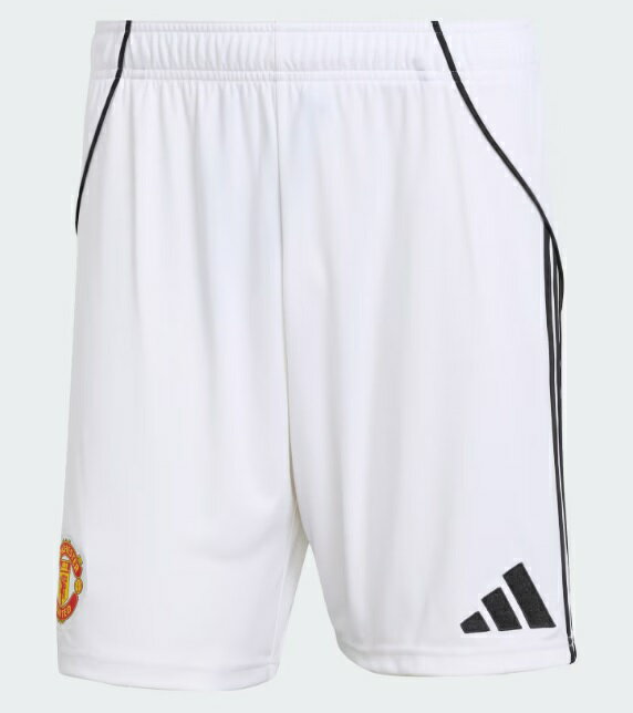 アディダス　2025-26　JI7430　KRP09　マンチェスター　ユナイテッド　ホーム　レプリカ　ゲーム　パンツ