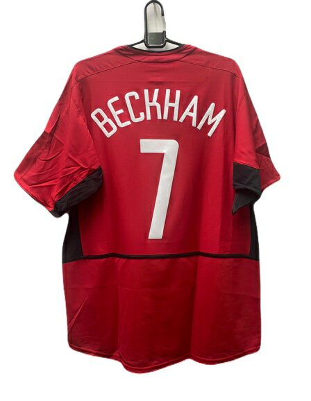 7番 ベッカム ナイキ 2002-03 nike-184947-666 マンチェスター U ユナイテッド ホーム ゲーム シャツ 半袖