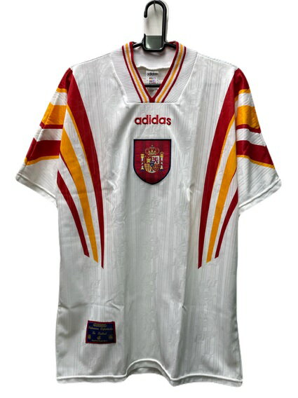 アディダス　WEQ9802-98082　1996-97　スペイン　アウェイ　レプリカ ゲーム　シャツ　半袖