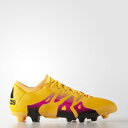 adidas アディダス エックス15.2-ジャパン HG ソーラーゴールド/コアブラック/ショックピンク S1【ハードグラウンド用サッカースパイク】 メンズ サッカー スパイク S74678
