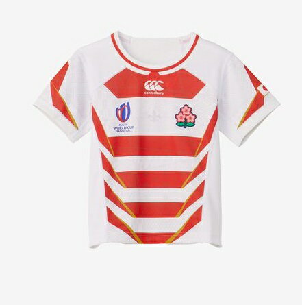 カンタベリー　2023-24　RGJ33982WC　ラグビー　日本代表　JAPAN RWC2023 KIDS　ジュニア　REPLREPLICA HOME JERSEY　ユニホーム　ユニフォーム
