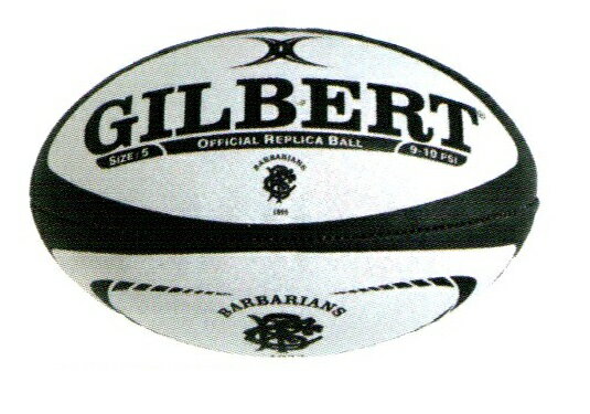 ギルバート　GB-9271　バーバリアンズ　レプリカ　ラグビー　ボール　5号