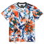 スポルディング SMT22009 Tシャツ タイダイマーブリング オレンジ(OR)