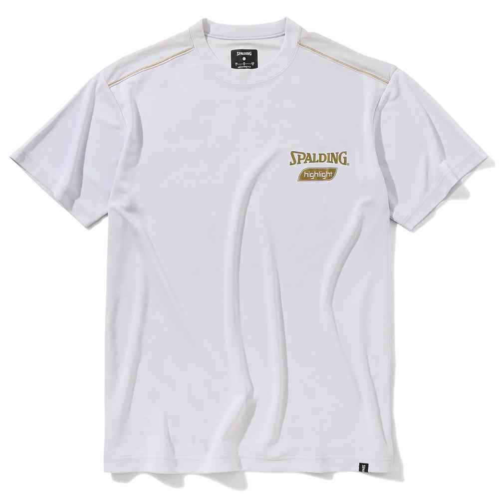 スポルディング SMT22036 Tシャツ ゴールドハイライト アイスグレー(IG)