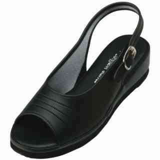 ダイマツ PW7601 ナースサンダル ブラック(9)