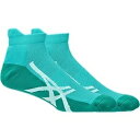 アシックス 3013A854 クッションシングルタブソックス WAVE TEAL/SOOTHING SEA(406)(4)