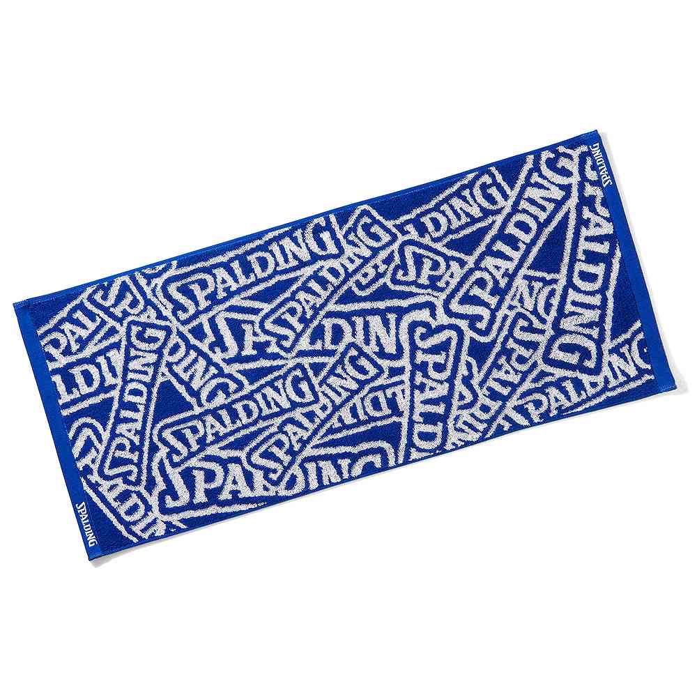 スポルディング SAT211030 ジャガードタオルSDロゴ ブルー