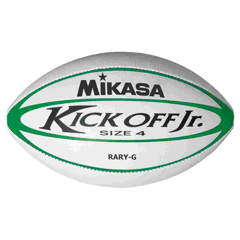 ミカサ MJG-RARYG raryg ユースラグビーボール 白×緑 メンズ・ユニセックス