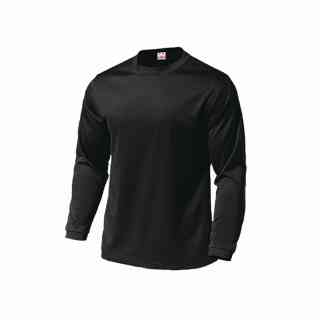 ウンドウ WUN-P350B-0034 0034 ドライライト長袖Tシャツ (0034)ブラック メンズ・ユニセックス