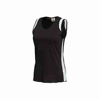 ウンドウ WUN-P5520-0066 0066 ウィメンズランニングシャツ (0066)ブラックxW ジュニア ウンドウ WUN-P5520-0066 0066 ウィメンズランニングシャツ (0066)ブラックxW ジュニア