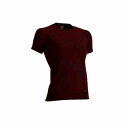 ウンドウ WUN-P720-7714 7714 ウィメンズフィットネスTシャツ (7714)バーガンMIXB レディース