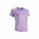 ウンドウ WUN-P820-8841 8841 ウィメンズフィットネスストレッチTシャツ (8841)パープルMIXW レディース