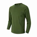 ウンドウ WUN-P951-0049 0049 アースカラー長袖Tシャツ (0049)オリーブドラブ メンズ・ユニセックス(4)