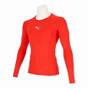 プーマ PMJ-658223-01 01 LIGA BASELAYER クルーネック LS シャツ (01)プーマ レッド メンズ・ユニセックス(4)