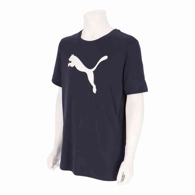 プーマ PMJ-687563-16 16 ESS プーマロゴ ポリ Tシャツ (16)ニュー ネイビー メンズ・ユニセックス