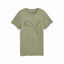 プーマ PMJ-527332-82 82 W TAD ESSENTIAL Logo Tシャツ (82)Lux Army レディース