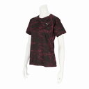 プーマ PMJ-528230-96 96 W Run Velocity AOP Tシャツ (96)Ruby Shimmer レディース