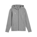 プーマ PMJ-659337-33 33 teamFINAL カジュアル フーデッド ジャケット (33)Medium Gray Heather-PUMA Si...