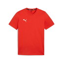 プーマ PMJ-659376-01 01 teamGOAL カジュアル Tee (01)PUMA Red-PUMA White メンズ・ユニセックス