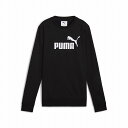 プーマ PMJ-687613-01 01 ESS NO.1 ロゴ クルースウェット TR (01)PUMA Black レディース
