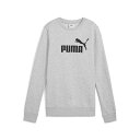 プーマ PMJ-687613-04 04 ESS NO.1 ロゴ クルースウェット TR (04)Light Gray Heather レディース