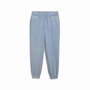 プーマ PMJ-690928-34 34 ESS ELEVATED コンフォート ウォッシュ スウェットPT FL CL (34)Cool Blue レディース