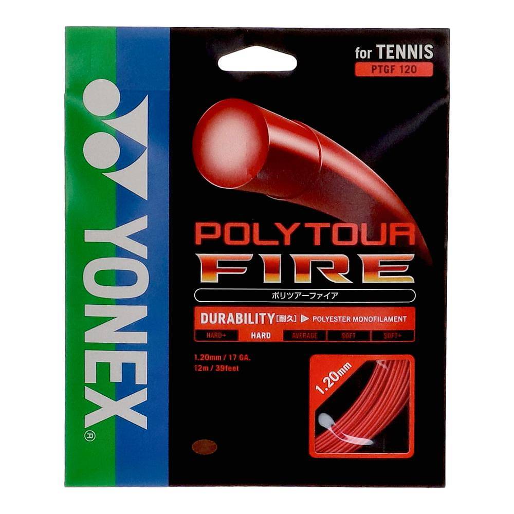 ヨネックス YNX-PTGF120-001 001 ポリツアーファイア120 (001)レッド メンズ・ユニセックス