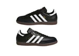アディダス　SAMBA　サンバ　(019000)コアブラック/フットウェアホワイト/コアブラック　フットサルシューズ　サッカー　インドア　トレーニング　シューズ　レザー 品番019000　クラシック　箱潰れもしくは箱なしでお届けする場合がございます。のサムネイル