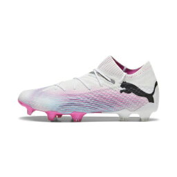 プーマ　フューチャー 7 アルティメット FG/AG　天然芝/ロングパイル人工芝専用　01PUMA WHITE-PU　107599-01 サッカースパイクシューズ 箱潰れもしくは箱なしでお届けする場合がございます。