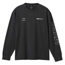 デサント DESCENTE DMMXJB52 SUNSCREEN TOUGH スリーブロゴ ロングスリーブシャツ ブラック