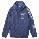 デサント DESCENTE ST5SJG10M SUNSCREEN 総柄グラフィック ジャージフーディー ネイビー(4)