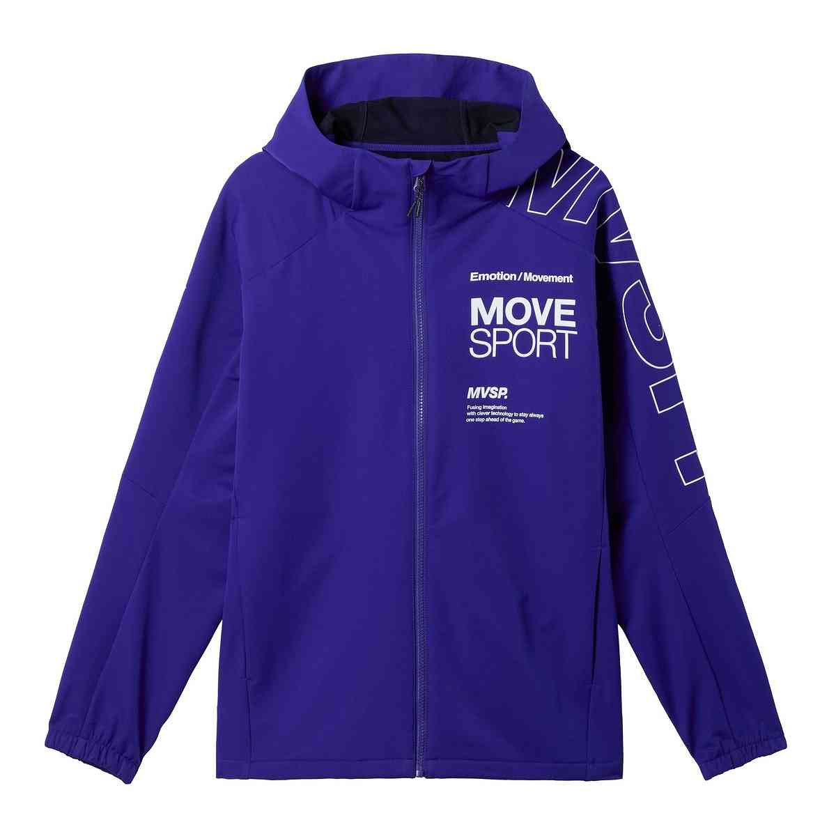 デサント DESCENTE ST5FJK22M 【ACTIVE SUITS】HEATNAVI ソフトシェル フーディー ブルー